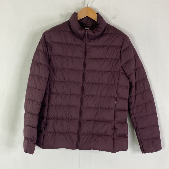 Uniqlo Jackets & Blazers - Uniqlo Down Filled Puffer Jacket in Plum Purple Sz L Womens